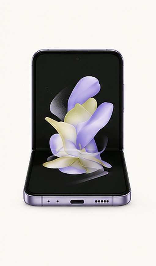 Lila Katlanabilir Telefon